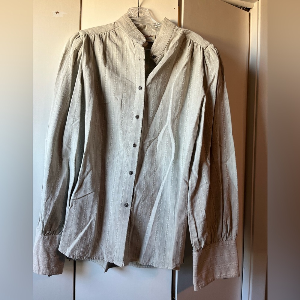 Chic Cream Women's Blouse